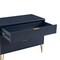 Manhattan Comfort 2-Piece DUMBO Standard 3-Drawer Dresser and DUMBO 1.0 Nightstand in Midnight Blue 2-DB01-MB - alternate 4